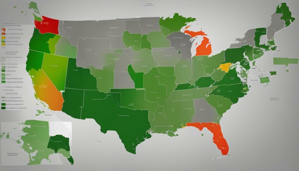 Marijuana Legalization Map